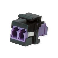 ROLINE Keystone glasvezeladapter LC/LC duplex, multimode, OM4 - thumbnail