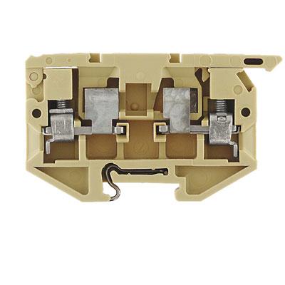 Weidmüller 0376760000 Zekeringsdoorvoerklem 8 mm Schroeven Beige 100 stuk(s)