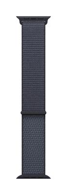 Apple Watch Band - Geweven sportbandje - 46 mm - Ankerblauw - Eén maat voor de meeste polsen