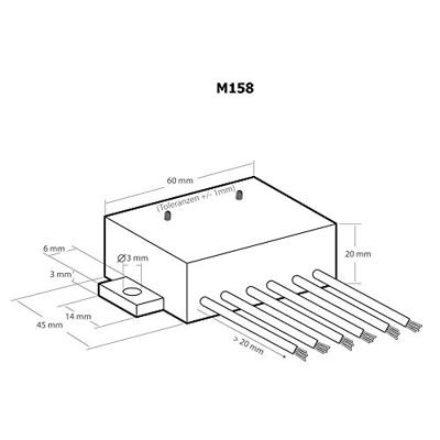 Kemo M158 Watermelder Module 9 V/DC, 12 V/DC