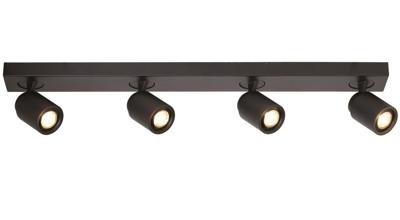 Freelight Spot Razza 4 lichts L 76 cm GU10 zwart