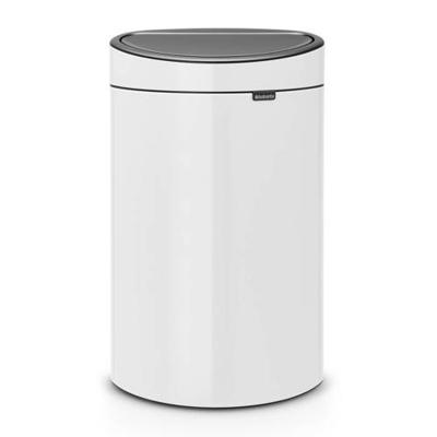 Brabantia Touchbin afvalbak 40L wit