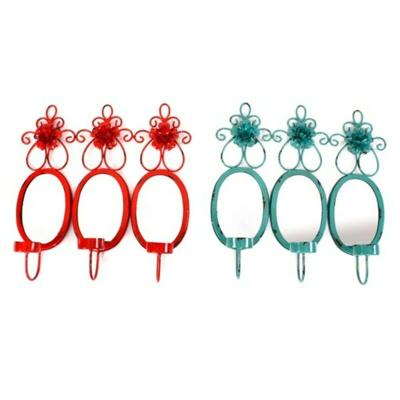 Wandspiegel DKD Home Decor 37 x 38 x 8,5 cm (3 Onderdelen) (2 Stuks)