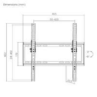 Salora WB500T TV beugel - thumbnail