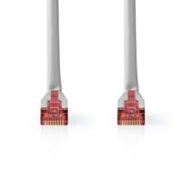 CAT6-kabel | RJ45 Male | RJ45 Male | SF/UTP | 3.00 m | Rond | PVC | Grijs - thumbnail