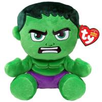 Ty Beanie babies marvel hulk soft, 15cm - thumbnail