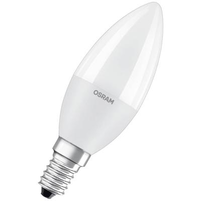 OSRAM HOMELIGHTING 4058075832022 LED-lamp Energielabel F (A - G) E14 Kaars 7.5 W = 60 W Neutraalwit (Ø x l) 39 mm x 115 mm 1 stuk(s)