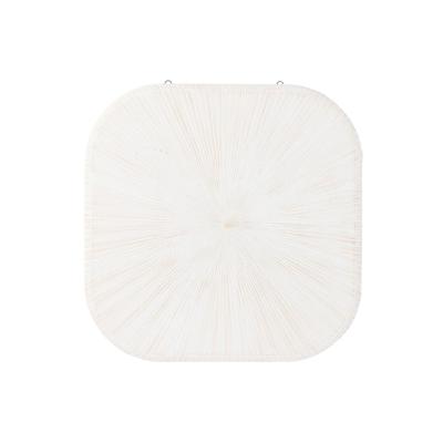 Wanddecoratie Home ESPRIT Wit Modern Verouderde afwerking 89 x 3 x 89 cm