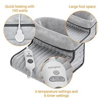 Medisana voetenwarmer - Ultrasoft - 6 temperatuurniveaus - timer - wasbaar - oeko-tex gecertificeerd - verwarmt en verlicht - thumbnail