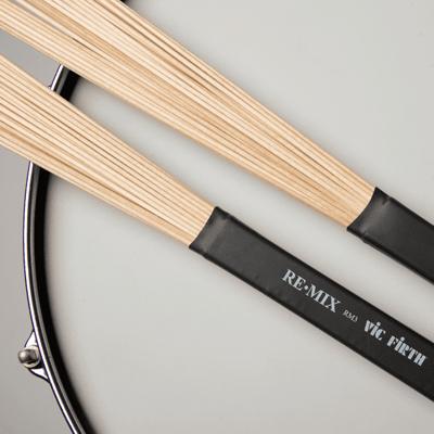 Vic Firth Remix Brush - Birch Hout Kwasten Vic Firth Remix Brush - Birch Hout Kwasten