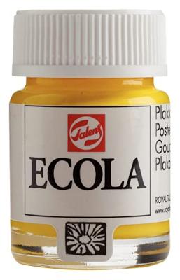 Bruynzeel Ecola plakkaatverf fles 16ml geel 200
