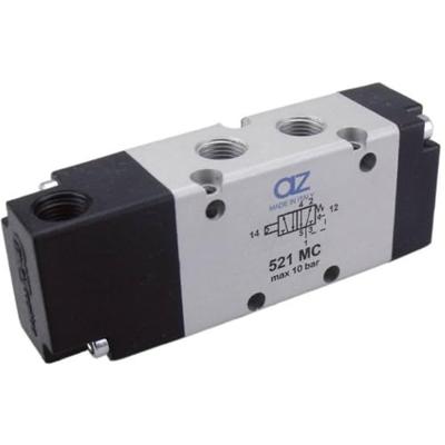 AZ Pneumatik AZ521 MC 5/2-weg ventiel pneumatisch/veerretour NC G1/8