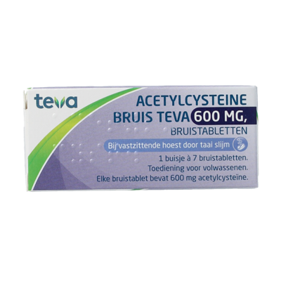 Acetylcysteine 600mg 7 Bruistabletten