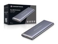 Conceptronic HDE01G behuizing voor opslagstations M.2 SSD enclosure Grijs - thumbnail