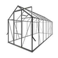 Royal Well | Kate V Full Options Tuinkas | Veiligheidsglas 3 mm | Groengrijs - thumbnail