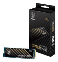 MSI Spatium M450 PCIe 4.0 NVMe M.2 500GB PCI Express 4.0 3D NAND - thumbnail
