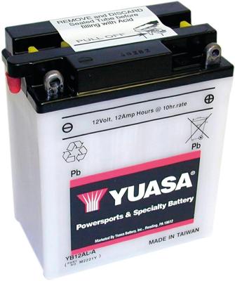 YUASA batterij "yb12al-a". battery yb12al-a standard without sp