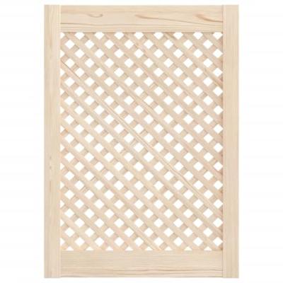 VidaXL Kastdeuren met latwerk 2 st 49,5x69 cm massief grenenhout VidaXL Kastdeuren met latwerk 2 st 49,5x69 cm massief grenenhout
