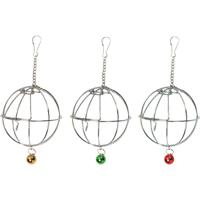 Voerbal Lem Chroom - dia 9 cm 9 x 9 x 9 cm Flamingo Multicolor - thumbnail