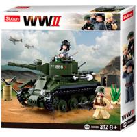 Sluban WWII - Russian light Tank (M38-B0686) - thumbnail