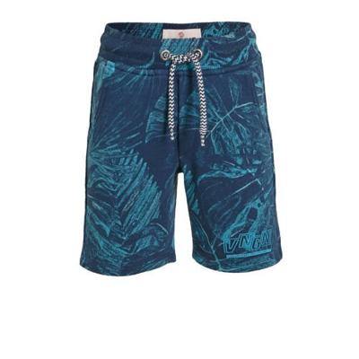 Vingino sweatshort Rahoz met all over print blauw/zeeblauw Vingino sweatshort Rahoz met all over print blauw/zeeblauw