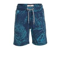 Vingino sweatshort Rahoz met all over print blauw/zeeblauw - thumbnail