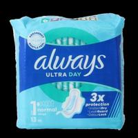 Always Ultra Day maandverband Normal, pak van 13 stuks - thumbnail