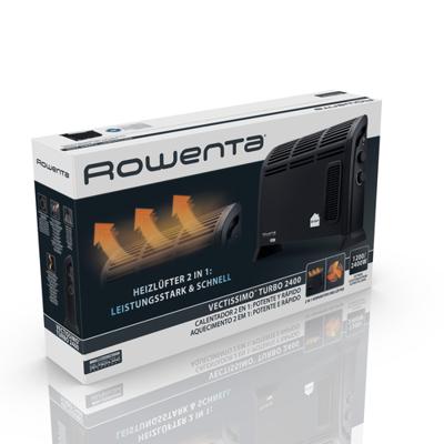 Rowenta CO3035 Convectorkachel Zwart Rowenta CO3035 Convectorkachel Zwart