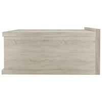 VidaXL Nachtkastjes 2 st 40x30x15 cm bewerkt hout sonoma eikenkleurig - thumbnail