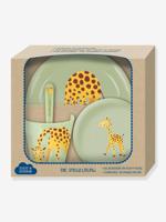 Cadeauset vaatwerk voor baby GIRAFFE DIE SPIEGELBURG meerkleurig - thumbnail