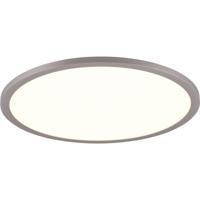 LED Plafondlamp - Trion Amira - 20W - Aanpasbare Kleur - Dimbaar - Afstandsbediening - Rond - Titaan - Metaal - thumbnail