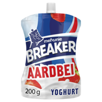 Melkunie Breaker Originals Strawberry Yoghurt 200 g bij Jumbo - thumbnail