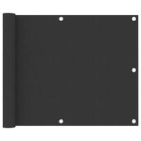 Balkonscherm 75x500 cm oxford stof antraciet - thumbnail