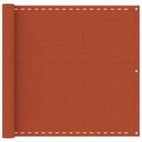 Balkonscherm 90x400 cm HDPE oranje - thumbnail