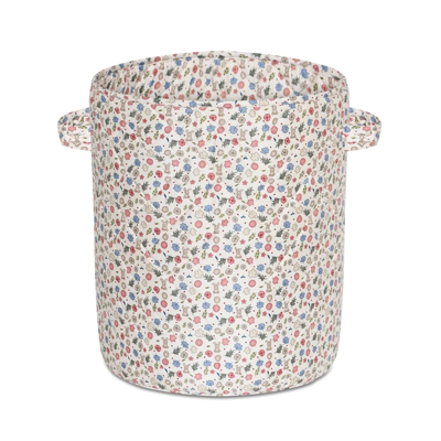 Gewatteerde Opbergmand Flowers - Groot Ø 40 cm Gewatteerde Opbergmand Flowers - Groot Ø 40 cm