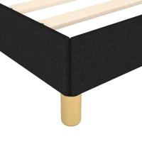 Bedframe zonder matras stof zwart 180x200 cm - thumbnail