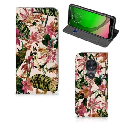 Motorola Moto G7 Play Smart Cover Flowers Motorola Moto G7 Play Smart Cover Flowers