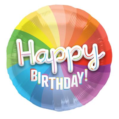 Folat BV 3d folieballon 'happy birthday', 56cm Folat BV 3d folieballon 'happy birthday', 56cm