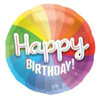 Folat BV 3d folieballon 'happy birthday', 56cm - thumbnail