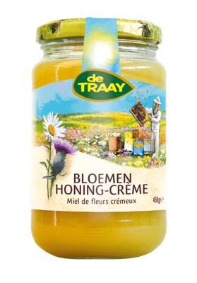 De Traay Bloemenhoning Crème