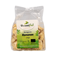 Bountiful Bananen chips bio 200 Gram - thumbnail