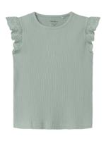 Name it zomer top S/S meisjes - blauw grijs - Nkfhalina - thumbnail