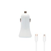 USB-Oplader voor Auto's KSIX Apple-compatible 18W - thumbnail