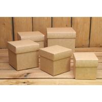 Bonbon doosjes - Chocolade doosje - Kraft - 24 stuks - thumbnail