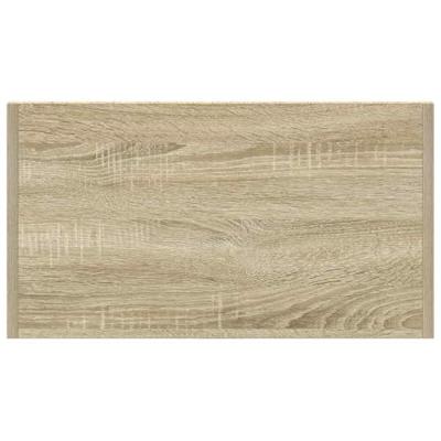 Badkamerkast 60x33x80 cm spaanplaat sonoma eikenkleurig