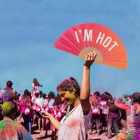 Houten waaier XXL - I&apos;m Hot - thumbnail