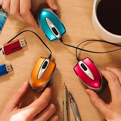 Go Mini Optical Travel Mouse - Muis - rechts- en linkshandig - optisch - 3 knoppen - met bekabeling - USB Go Mini Optical Travel Mouse - Muis - rechts- en linkshandig - optisch - 3 knoppen - met bekabeling - USB