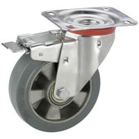 dörner + helmer 712101 Zwenkwiel Wieldiameter: 100 mm Draagvermogen (max.): 180 kg 1 stuk(s) - thumbnail