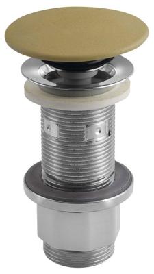 Clickwaste Sapho 5/4 Beton Plug 10-80mm Mat Geel Clickwaste Sapho 5/4 Beton Plug 10-80mm Mat Geel