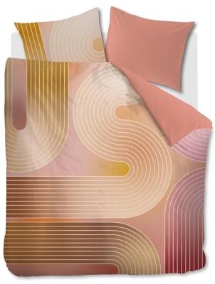 Dutch Design Beddinghouse Dutch Design Dekbedovertrek Curves Koraal 240x200/220